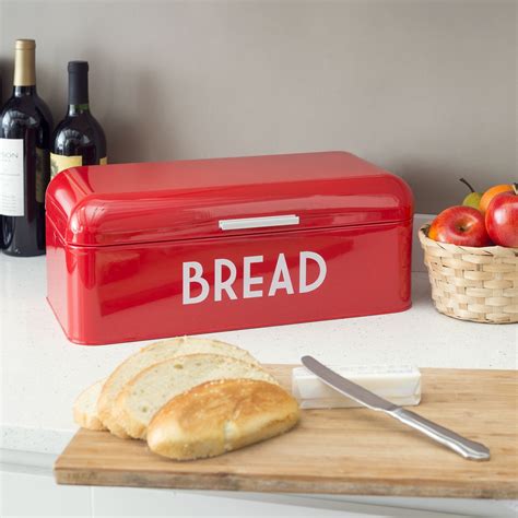 french bread box metal|French Metal Bread Box .